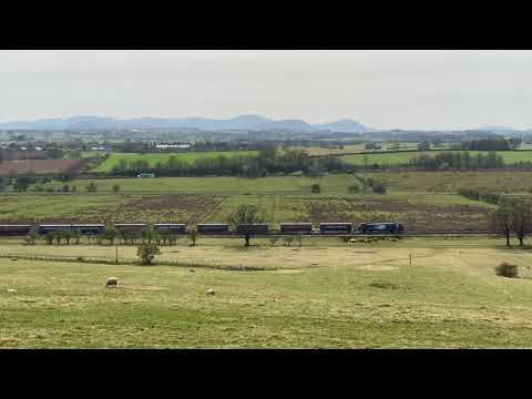 DRS Stadler Euro Dual Class 88 88001 on 4S44 Daventry - Mossend just north of Penrith 23/04/2021