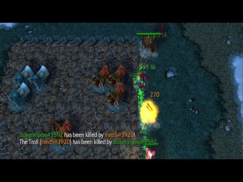 🟦Pretty much rush tower or block troll [Trolls and Elves x4 2021 v1.4e]