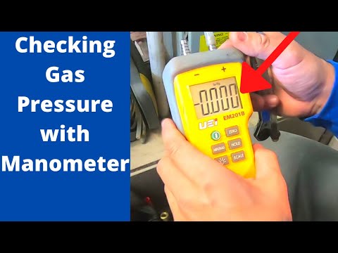 Checking and Adjusting Gas Pressure with Manometer
