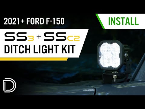 How To Install Stage Series Ditch Light Kit for 2021-2023 Ford F-150 | Diode Dynamics