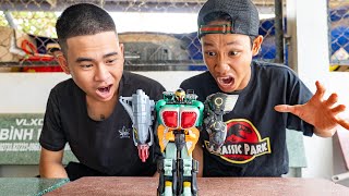 NERF GUN GAO RANGER REVIEW SIÊU NHÂN GAO #nerf #nerfgun #nerfwar #sungnerf #xshot #igaming #car #rc