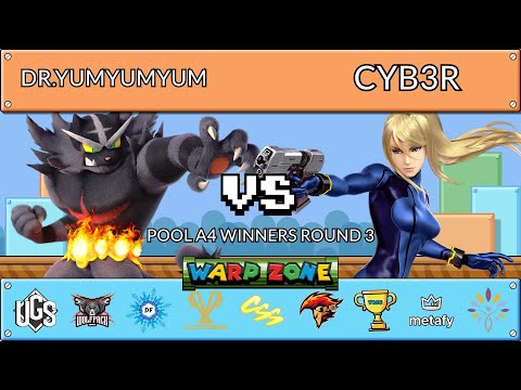 Warp Zone - Pool A4 Winners Round 3 - Dr.YumYumYum(Incineroar) Vs. Cyb3r(Zero Suit samus)