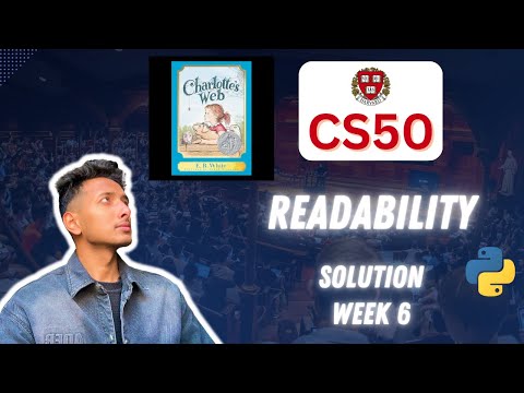 CS50 PSet 6 - Readability Walkthrough (Step by Step for Beginners)