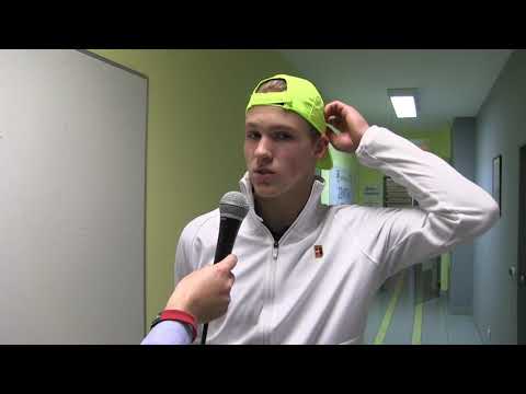 Daniel Siniakov po porážce ve 2. kole Neridé Indoor Open 2019