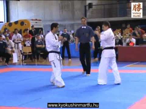 2010 Shinkyokushin EC Logrono: Taras Popovic - Lasha Khachapuridze, men 70 kg