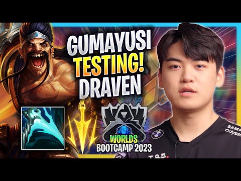 GUMAYUSI TESTING DRAVEN IN KR SOLOQ! - T1 Gumayusi Plays Draven ADC vs Kalista! | Bootcamp 2023