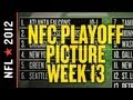 NFL Week 13: NFC PLAYOFF PICTURE Still Muddled.