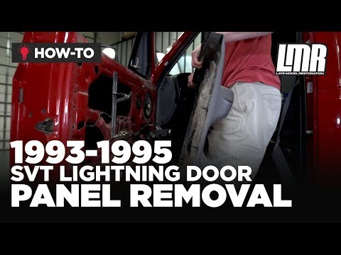 How To Remove F-150 SVT Lightning Door Panel (1993-1995)