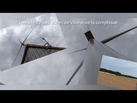 Une revisite du parc éolien de Villeneuve la comptesse 