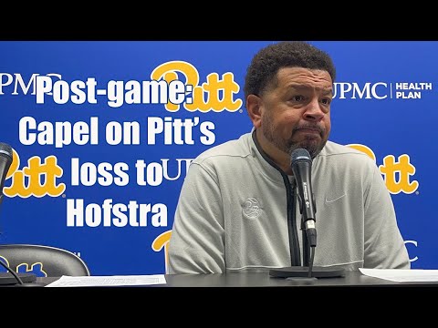 Post-game: Jeff Capel on Pitt's loss to Hofstra | Pitt basketball on Panther-Lair.com