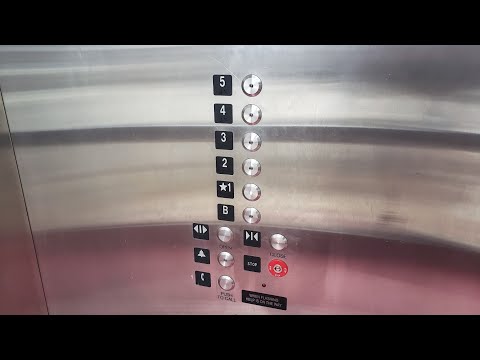 Scenic Modernized Westinghouse Traction Elevator @ Peabody Street Parking Garage, Birmingham, MI