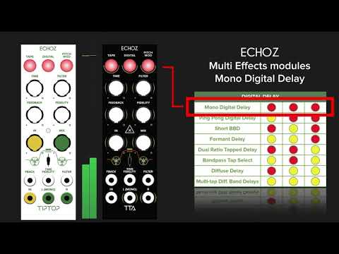 Tiptop Audio   Z5000 ECHOZ ZVERB