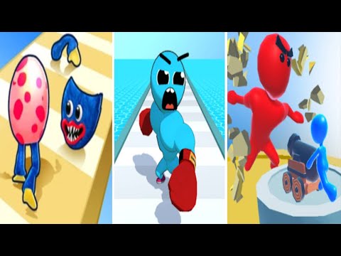 MONSTER EGG vs LEVEL UP RUNNER vs GIANT INCOMING! - Triple Game