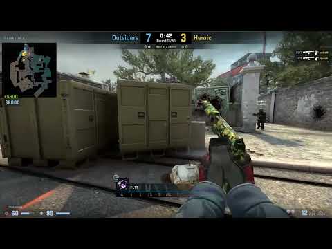 CS:GO POV Demo Outsiders FL1T (29/12) vs Heroic (de_overpass) @ IEM Rio Major 2022 GRAND FINAL