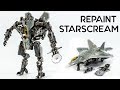 Transformers Repaint Movie Studio Series Voyager Starscream F 22 Raptor Vehicle Robot Toys