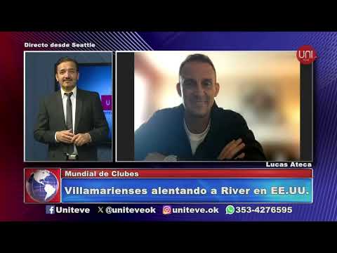 Villamariense alienta a River en Estados Unidos