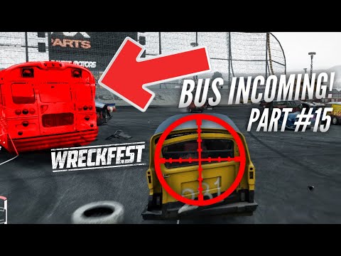 WRECKFEST CAREER MODE Playthrough Part #15 - BUS INCOMING! (Xbox One 1080p HD)