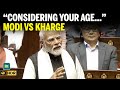 PM Modi Speech Parliament Heats Up As PM Modi Takes Swipe At Kharge