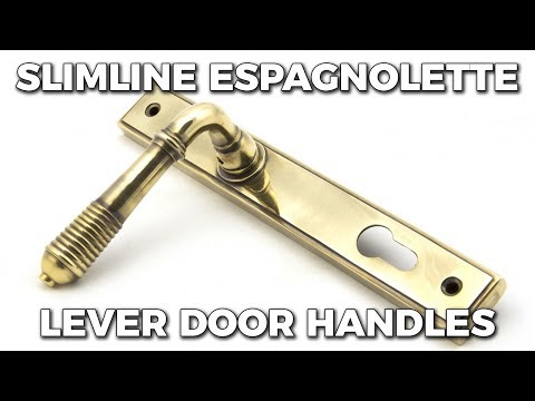 Slimline Espagnolette Lever Handles For Sale - PeriodHomeStyle.co.uk
