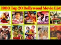1980 Top 20 Movie List Collection And Budget Flop Hit Movie List 1980 Highest Collection List
