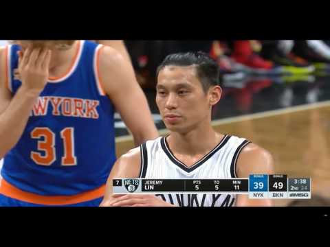 Jeremy Lin's Offense & Defense Highlights 2016-10-21 Nets vs Knicks NBA Preseason