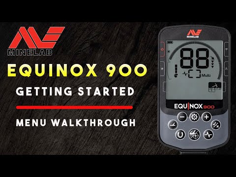 Minelab Equinox 900 settings and menu explained