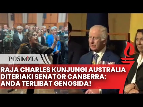 Senator Lidia Thorpe Teriaki King Charles setelah Pidato Parlemen Canberra Australia