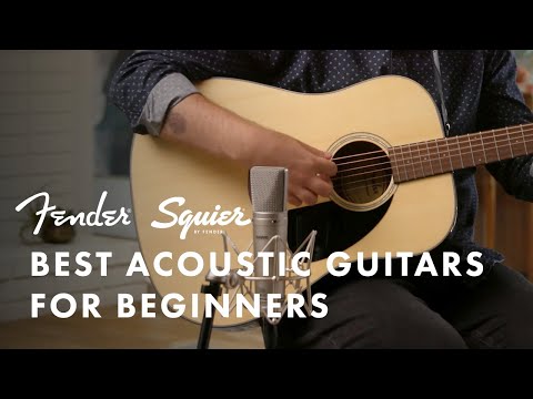 Best Beginner Acoustic Guitars | Fender CD-60, CD-60SCE, Redondo Player | Fender
