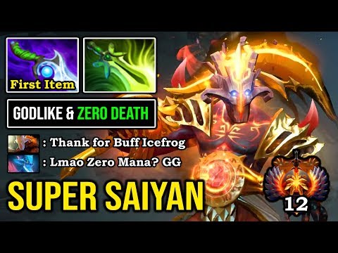 MADNESS MANA BURNER First Item Diffusal 9K Juggernaut Melt Down Everyone in 2s with Omnislash DotA 2