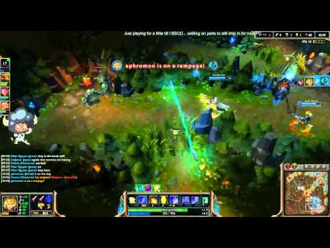 Aphromoo   Blue Ezreal vs Graves bot lane «Beast» Diamond l