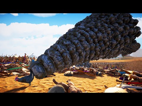 CATAPULT-CHICKEN 1M RPM vs 50,000 SPARTANS UEBS 2 - Ultimate Epic Battle Simulator 2