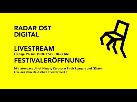 Radar Ost Digital | FESTIVALERÖFFNUNG (Livestream)