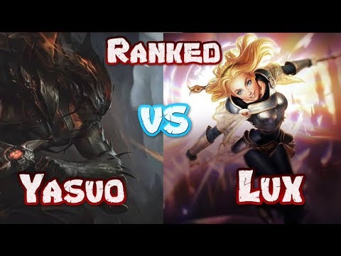 (Yasuo vs Lux Mid Lane) | League of Legends | 2019 Clasificatoria
