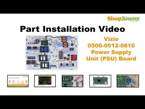 TV Part Number Identification Guide for Vizio Power Supply Unit PSU Boards LCD LED Plasma TVs