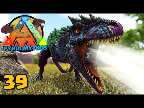 O INCRÍVEL ALLOSAURO DIVINO - ARK PYRIA MYTHOS #39 ARK: SURVIVAL EVOLVED