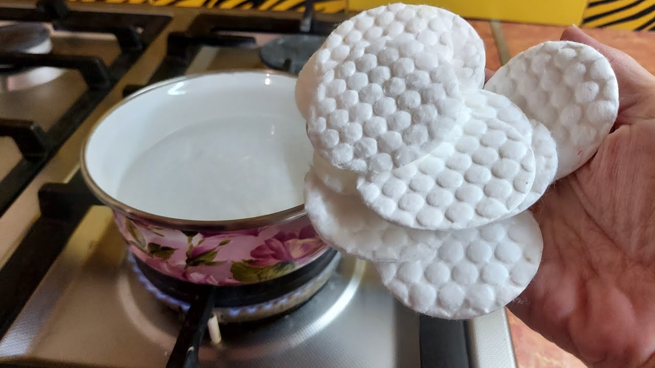 ВАТНЫЕ ДИСКИ + КИПЯТОК ! ОЧЕРЕДЬ СТОИТ за ЭТОЙ КРАСОТИЩЕЙ. Ты ОБАЛДЕЕШЬ ...