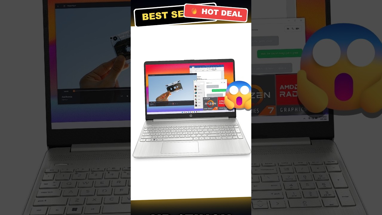 HP 17inch Touchscreen Laptop Ryzen 5 7430U vs i7-1355U Real Review 2025