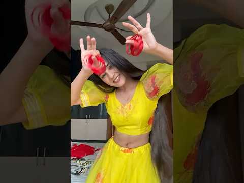 Creating look of lal lal bangdi🌼 | Anju Mor | #shortsfeed #minivlog #ytshorts