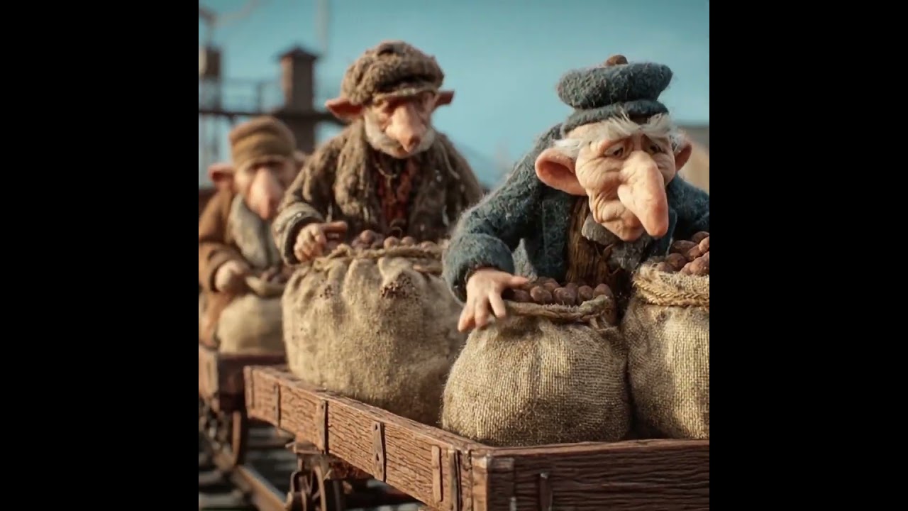 Surreal AI Film • A Very Unusual Town | Where the Town Danced at Night