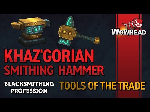 Khaz'gorian Smithing Hammer - Blacksmithing Profession Tools of the Trade