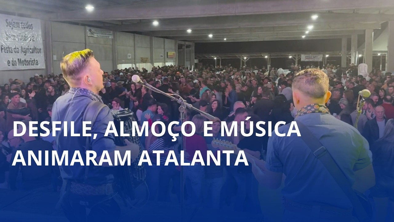 Festa do Colono e do Motorista. Desfile, almoço e música animaram Atalanta