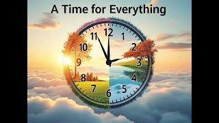 PFL-Daily Scripture Reading and Reflection - A Time for Everything - Sept. 27, 2024