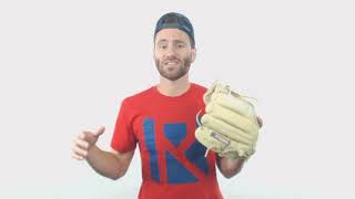 Video thumbnail: Nokona American Kip 11.5" Baseball Glove: A-1150BL