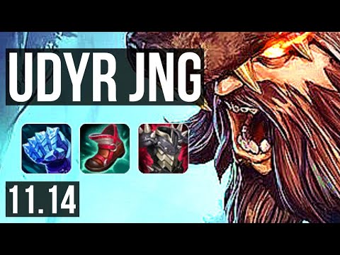 UDYR vs VOLIBEAR (JUNGLE) | 1900+ games, 7/3/18, 1.1M mastery | EUW Master | v11.14