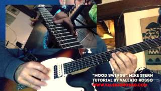 How to play "Mood Swings", Mike Stern - Tutorial by Valerio Rosso