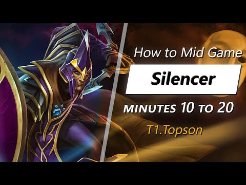 Topson mid game Silencer | Minute 10 to 20