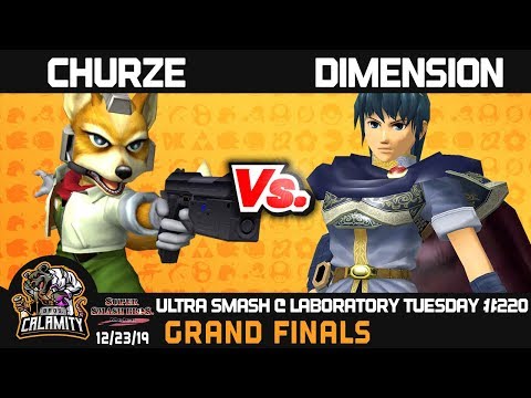 Ultra S@LT #220 - Churze (Fox) vs [L] Dimension (Marth) - Grand Finals - Melee