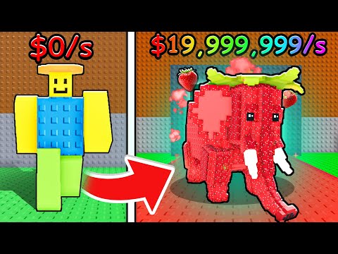 Starting Over as NOOB with OG Strawberry Elephant in Steal a Brainrot!