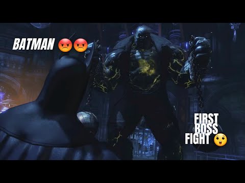 The first boss fight😲😲 "Solomon grundy "#Batman Arkham city 🦇