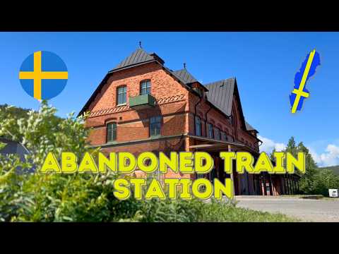 The abandoned train station of Örnsköldsvik, Sweden